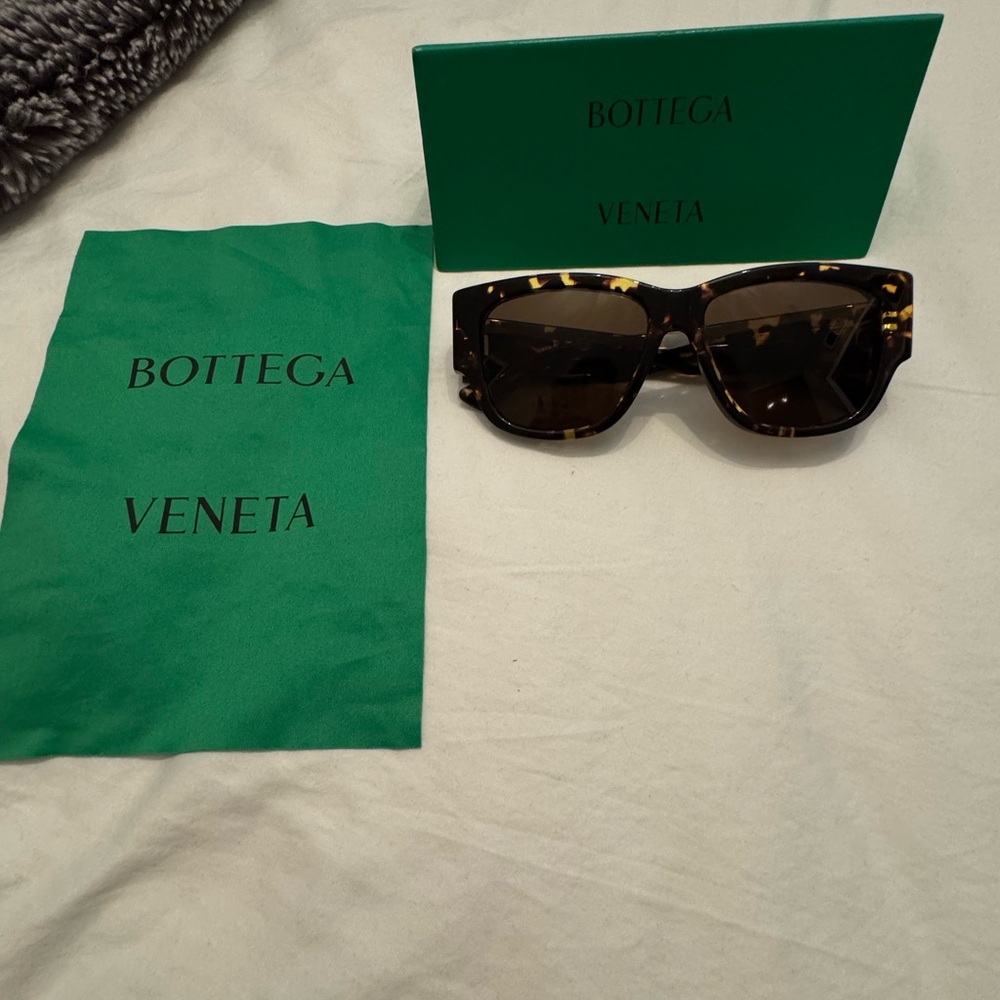 Bottega Veneta Tortoise Shell Sunglasses